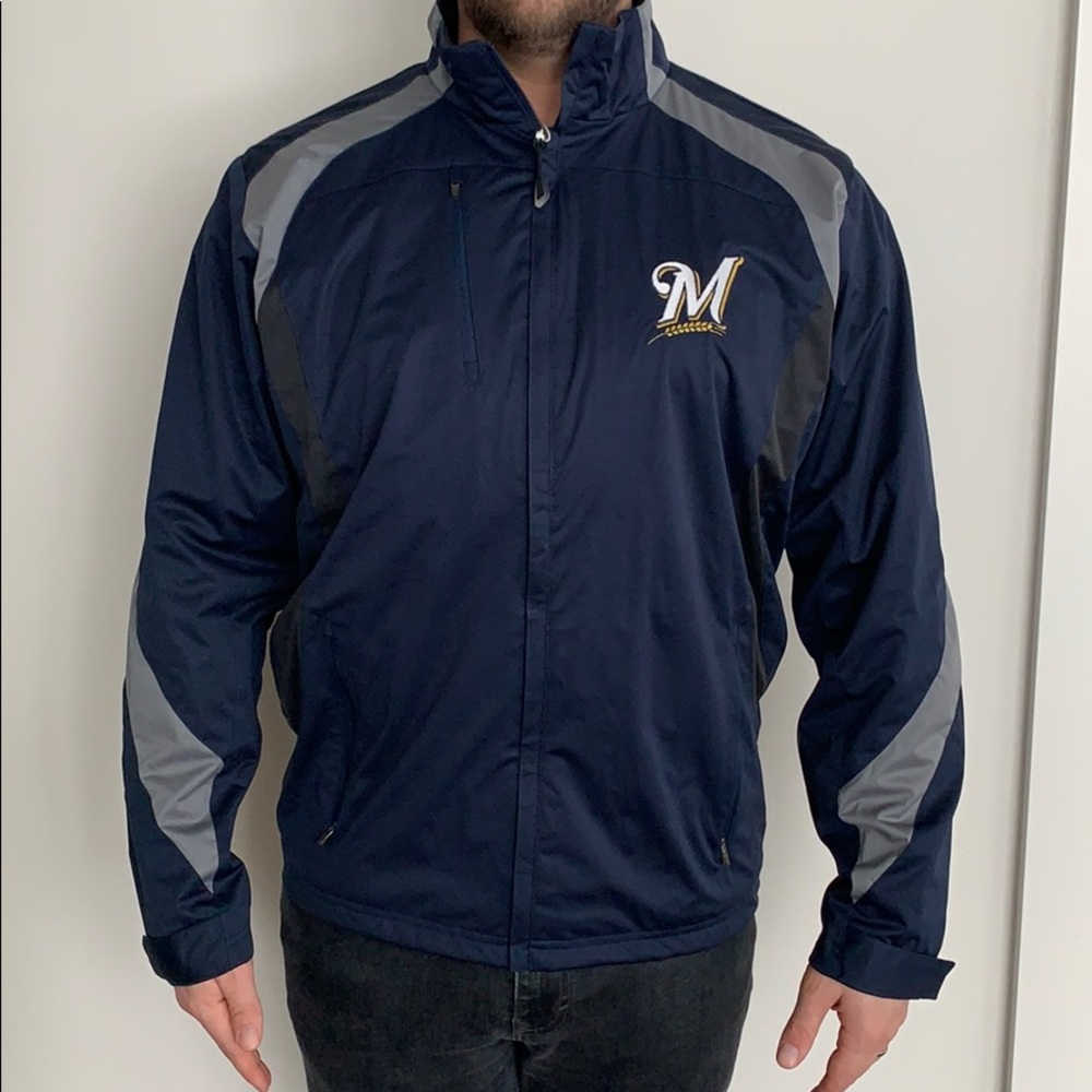 Medium weight Wind jacket - Milwaukee Brewers